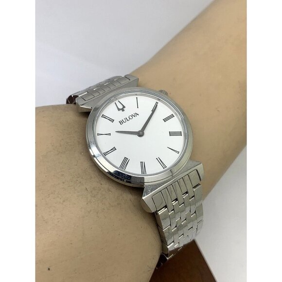 Bulova Women\'s Watch 96L275 Quartz White Dial Roman Numeral Stainless Steel main image 4